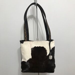 Vicenza Cowhide Calf Hair Shoulder Bag